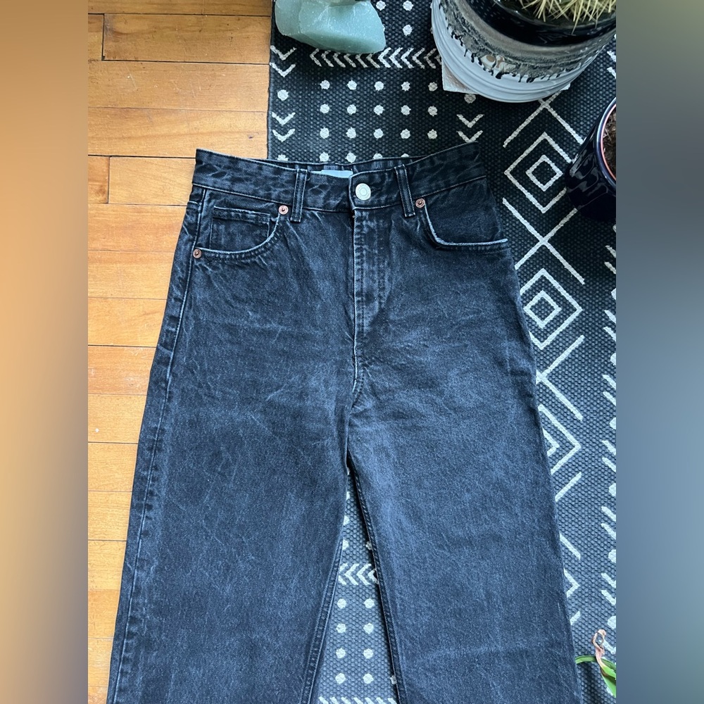 Zara High Rise Wide Leg Jeans - Picture 3 of 7